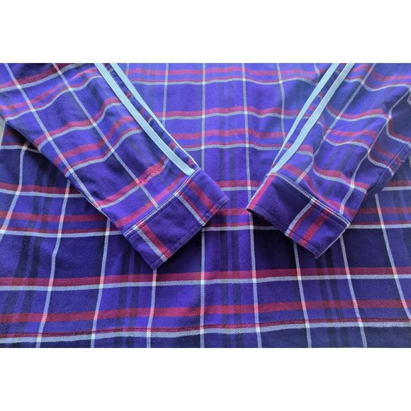 NWOT Authentic Men's Adidas x Korn Heavy Duty Plaid Flannel Overshirt (M) - Picture 11 of 16